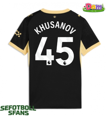 Manchester City Abdukodir Khusanov #45 Bortatröja Kvinnor 2026-27 Kortärmad